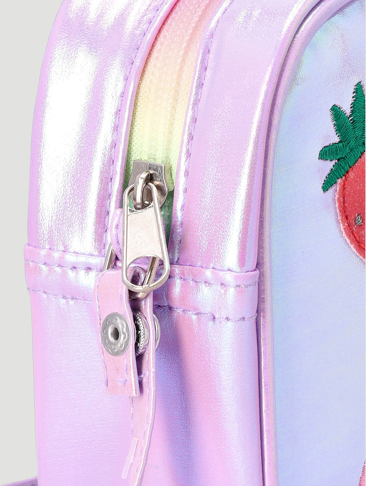 Pre-Girls Rainbow Sling Bag - Lilac