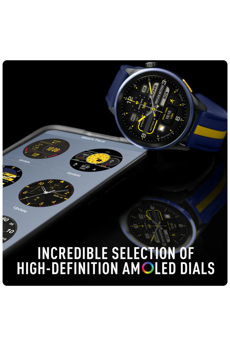 Venture 400 R AMOLED GPS Smart Calling Watch (Series 54) - Blue/Yellow