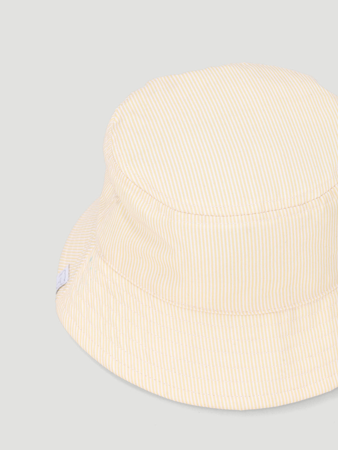 Baby Girls Daisy Applique Novelty Twill Bucket Hat - Yellow