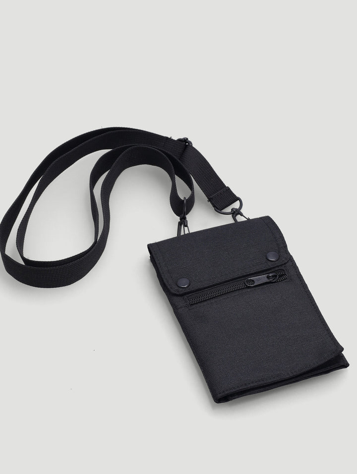 Boys Flat Pouch Sling Bag - Charcoal