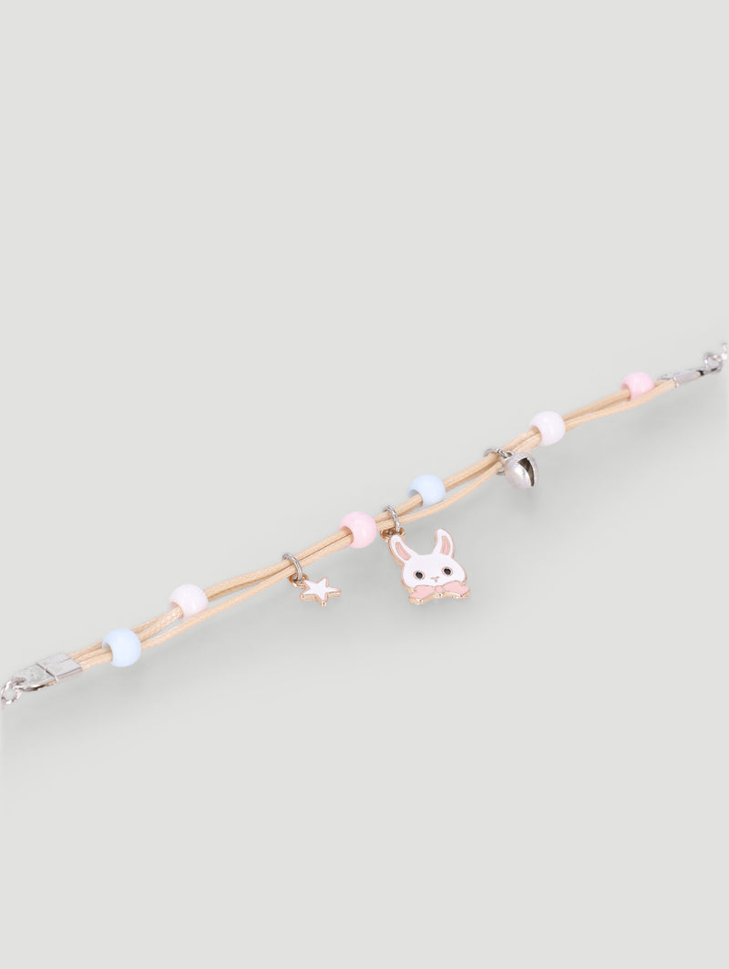 Pre-Girls Bunny Watch And Bracelet Set - Pink
