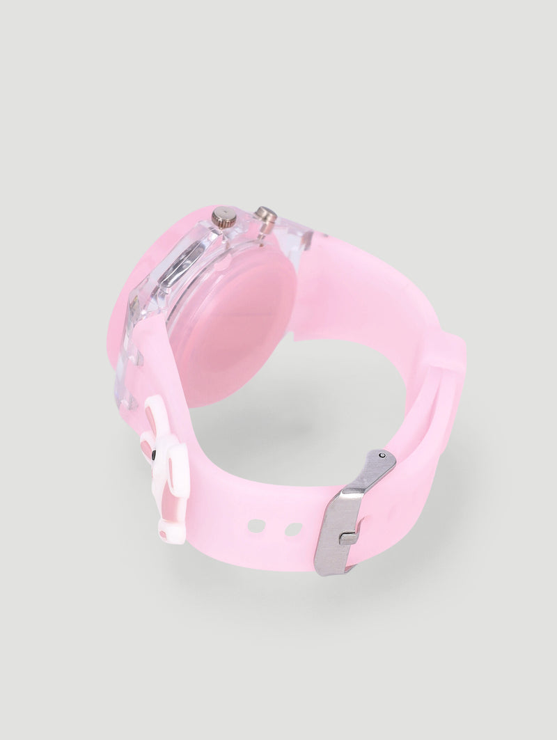 Pre-Girls Bunny Watch And Bracelet Set - Pink