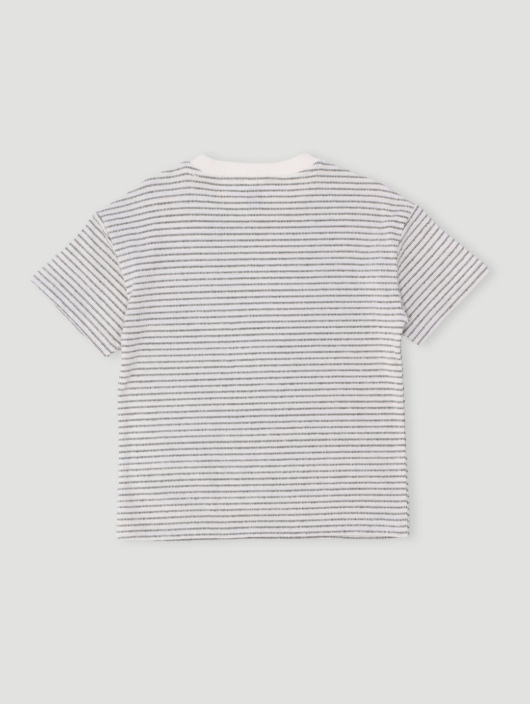 Pre-Boys Stripe Tee - White