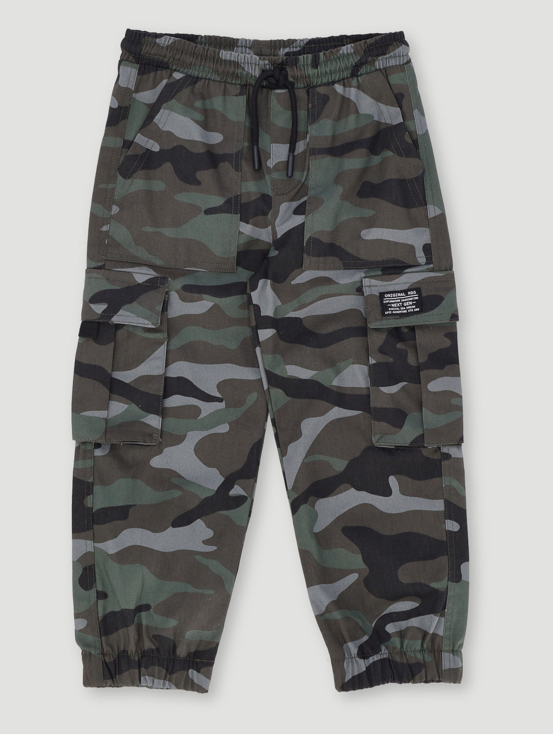 Pre-Boys Camo Jogger - Dark Green