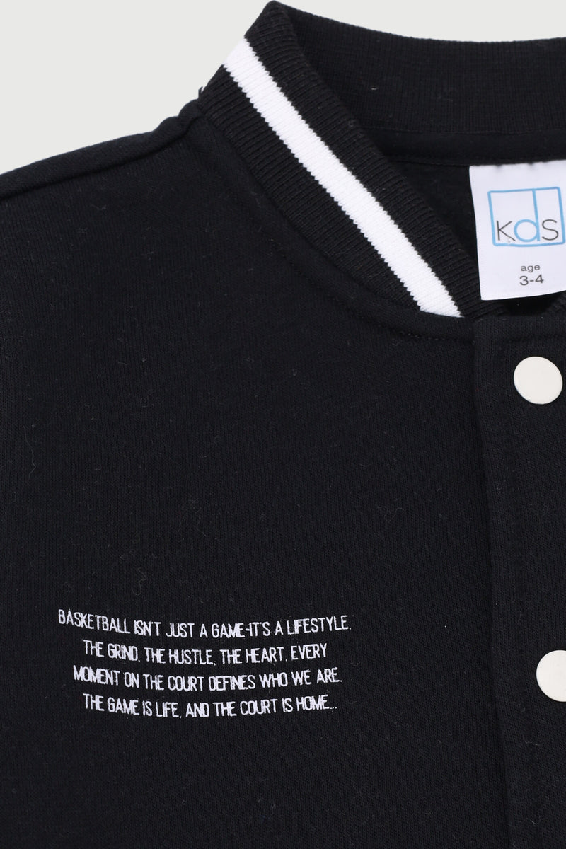 Pre-Boys Bomber Jackets - Black