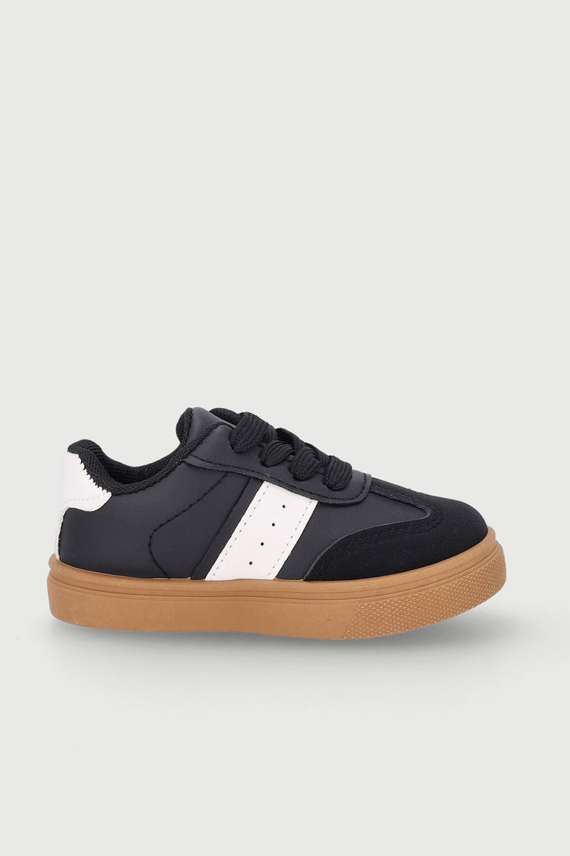 Pre-Boys Gum Sneaker - Black