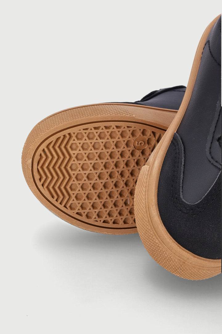 Pre-Boys Gum Sneaker - Black