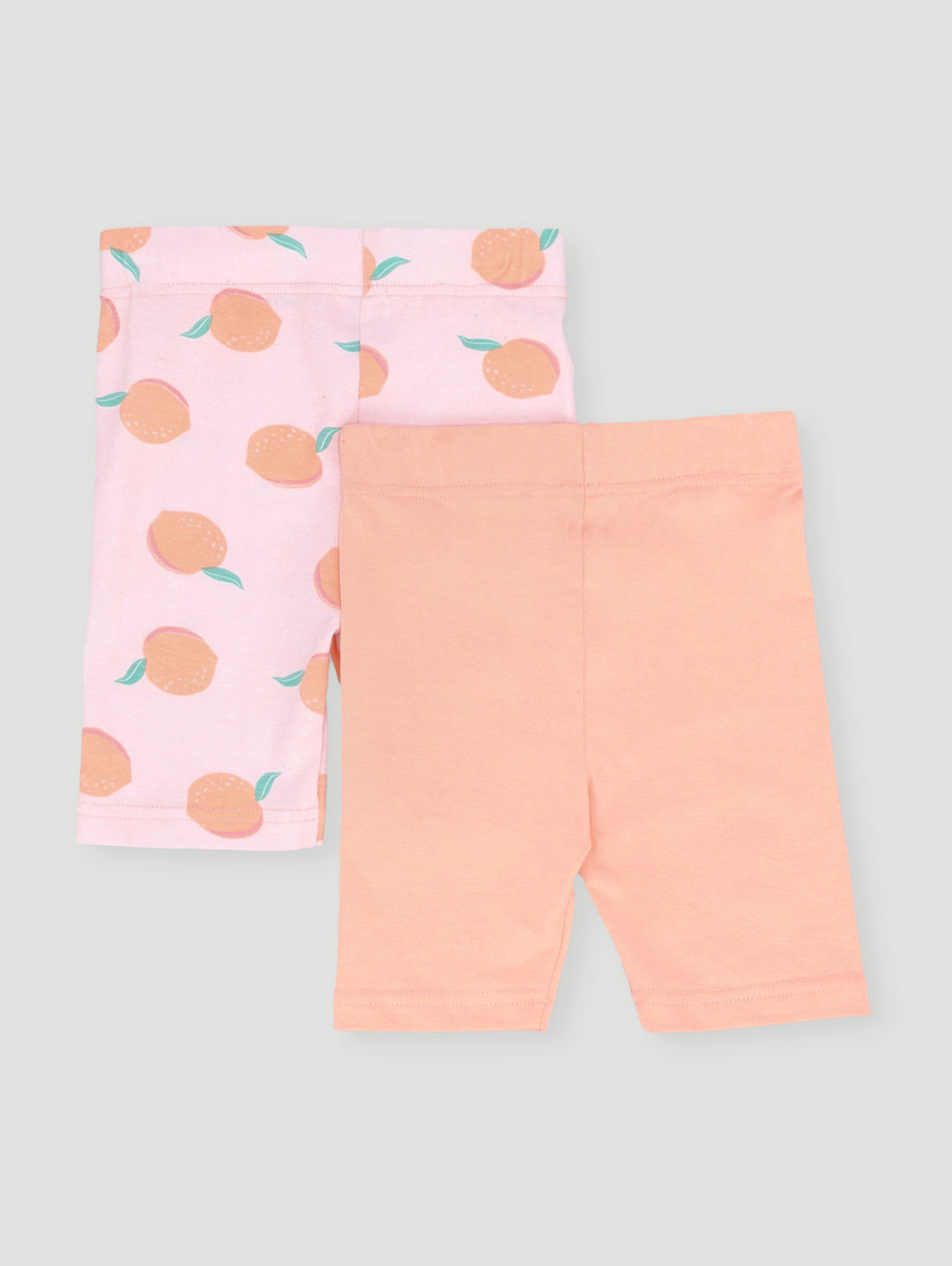 Pre- Girls 2 Pack Cycle Short - Orange