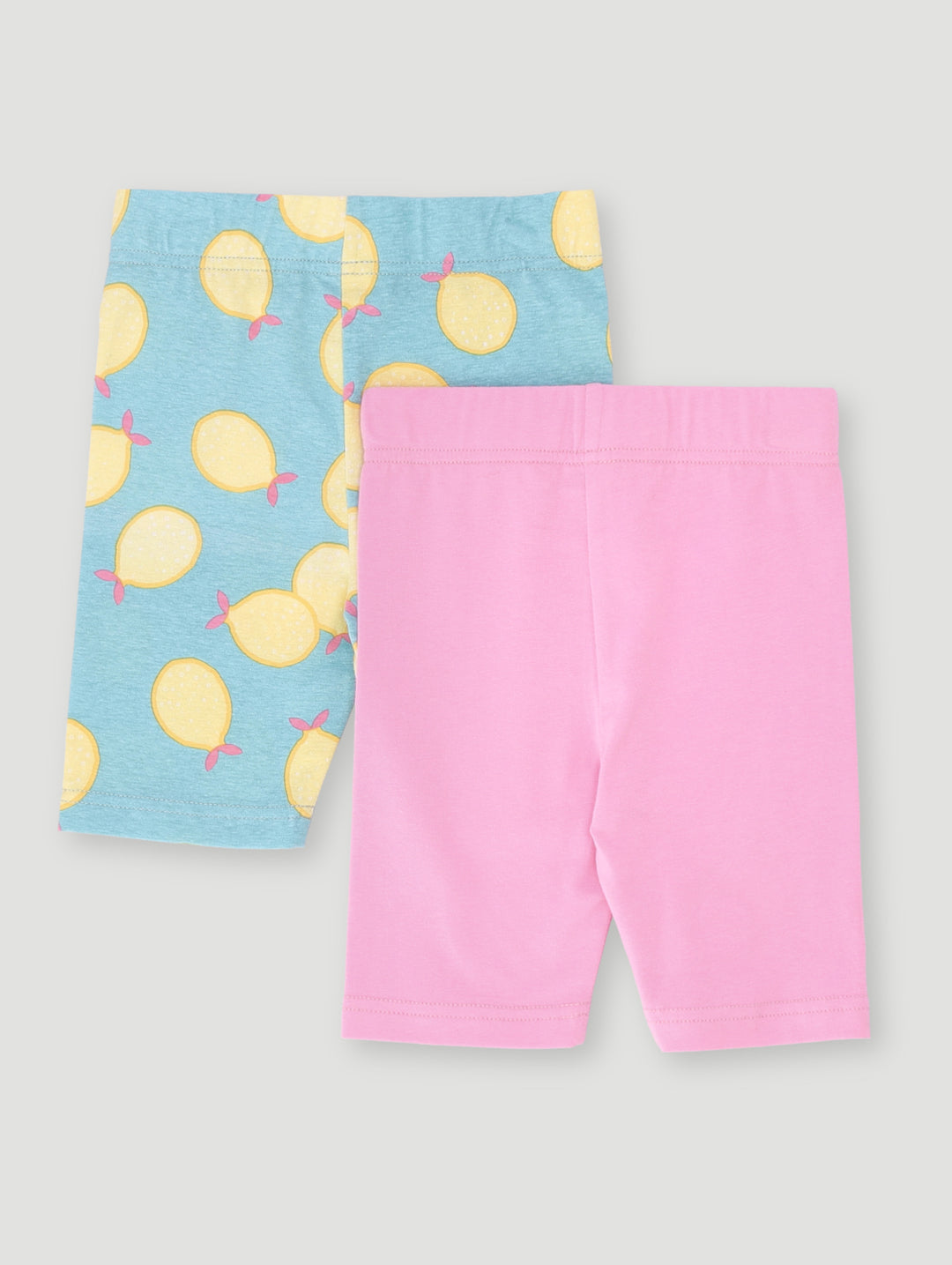 Pre-Girls 2 Pack Lemon Cycle Shorts - Multi