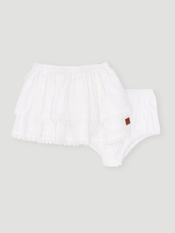 Keedo Baby Girls Rara Skirt - White