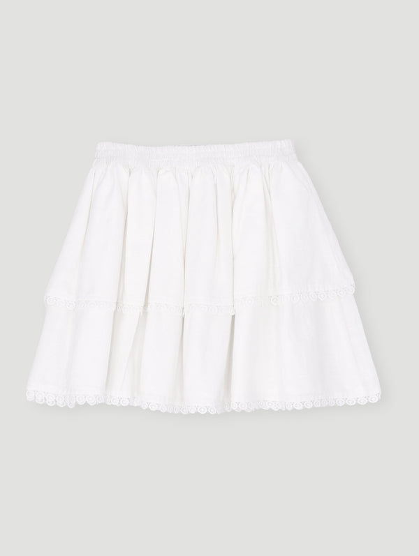 Keedo Girls Rara Skirt - White