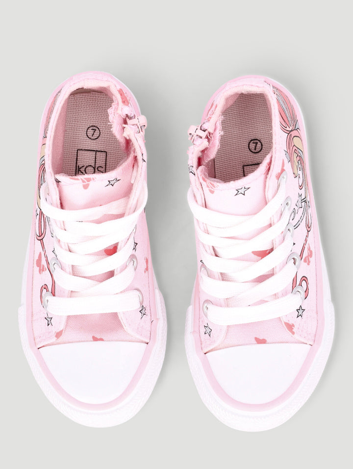 Pre-Girls Fairy Hitop Sneaker - Pink