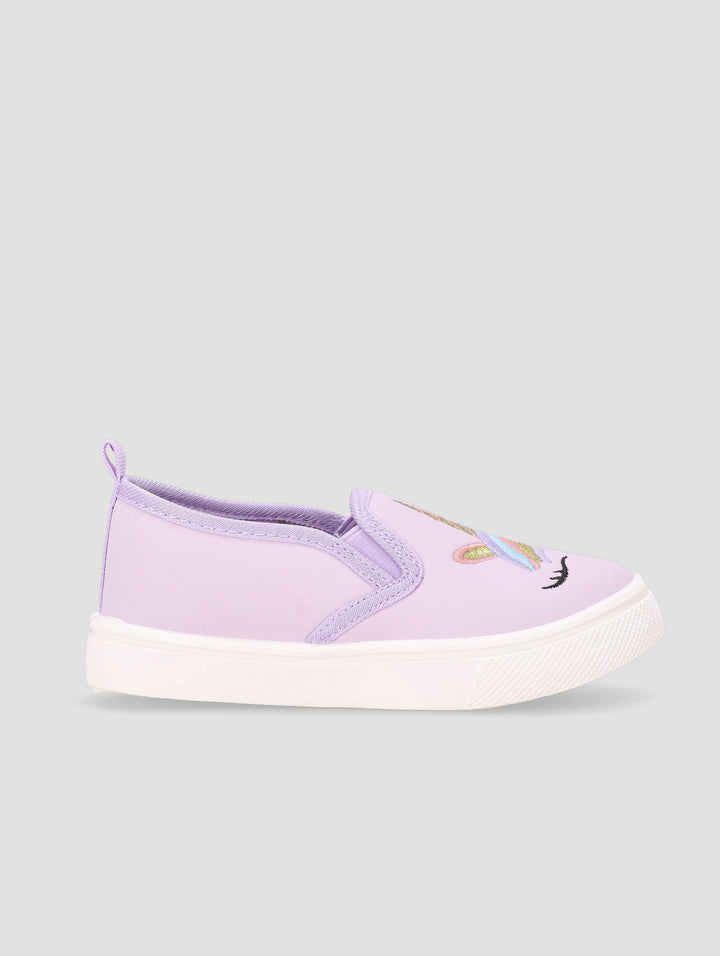 Pre-Girls Unicorn Slip On Sneaker - Lilac