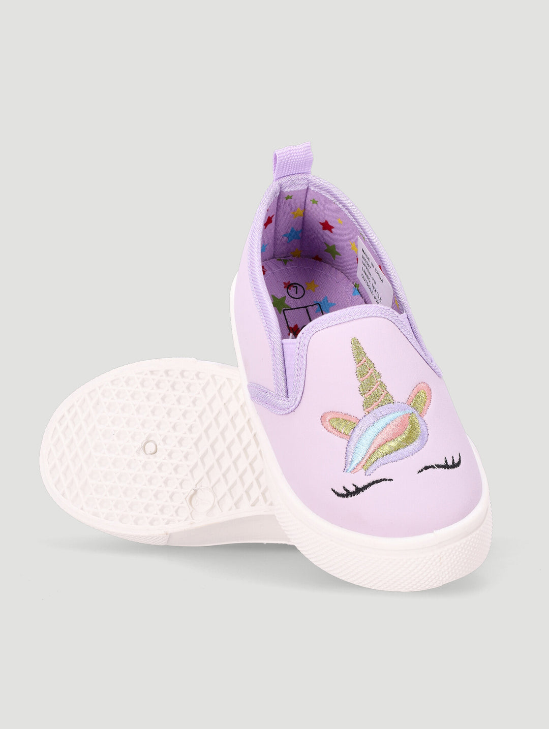 Pre-Girls Unicorn Slip On Sneaker - Lilac