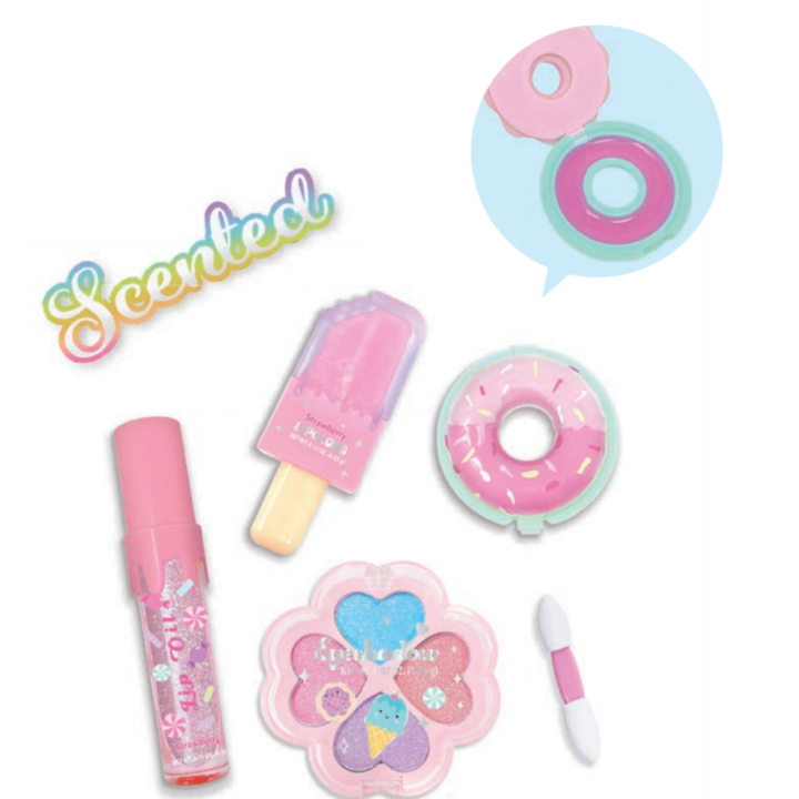 GlowMode Magic Glow Tween Cosmetic Set – Incl Eyeshadow, Lip Oils & Lip Balm