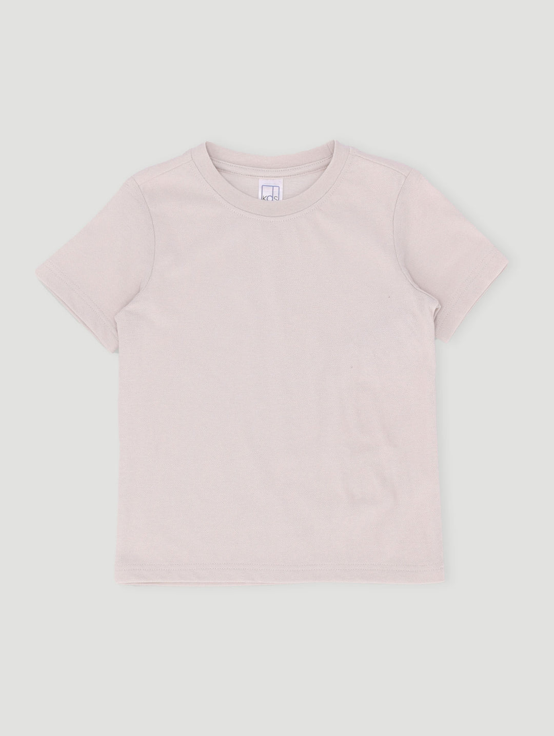 Pre-Boys Textured Pique Tee - Stone