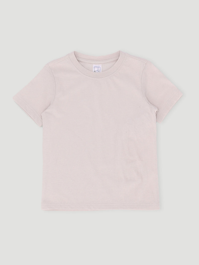 Pre-Boys Textured Pique Tee - Stone