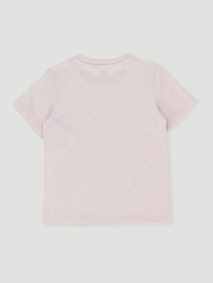 Pre-Boys Textured Pique Tee - Stone