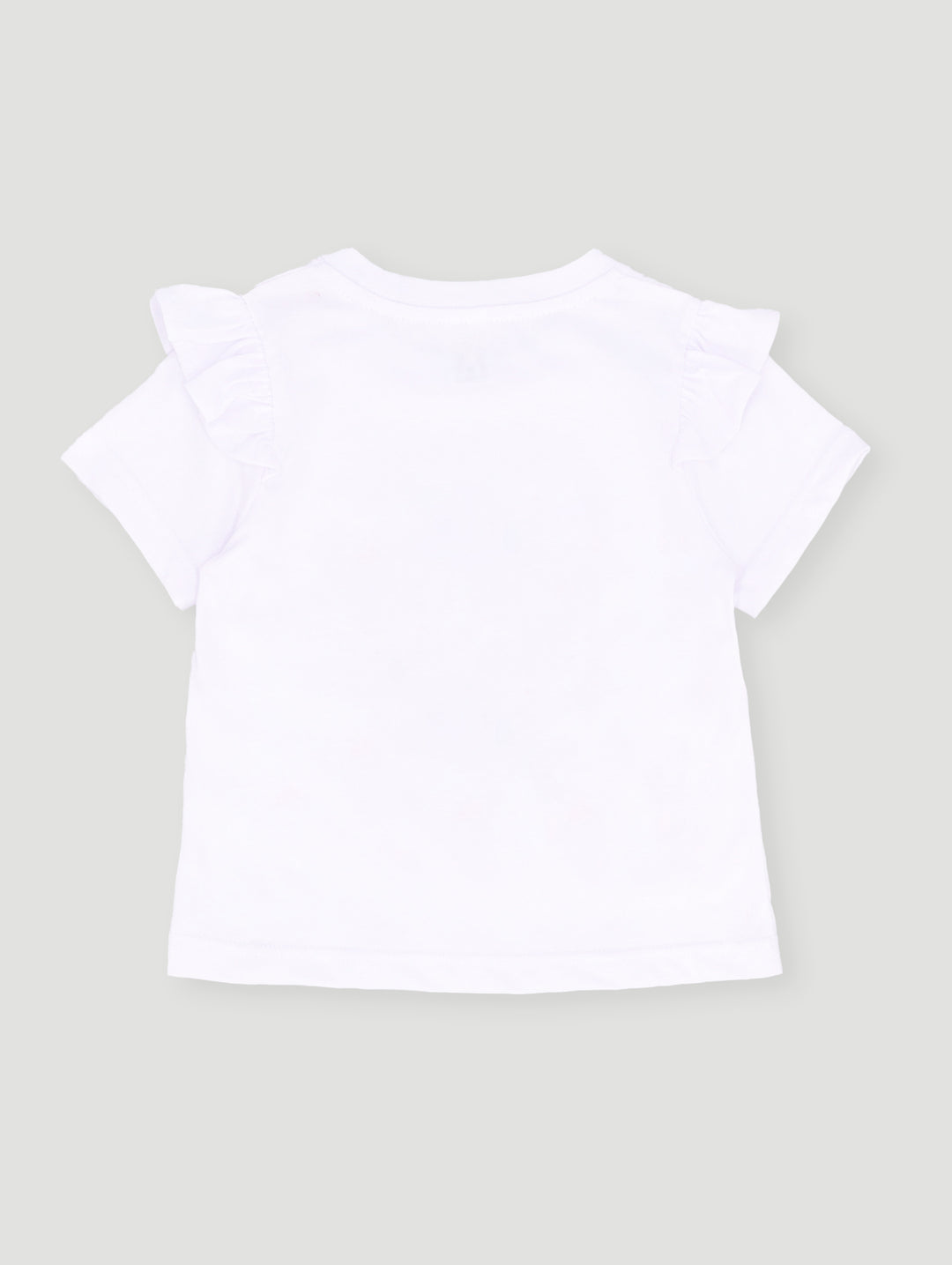 Pre- Girls Flower Girl Tee - Off White