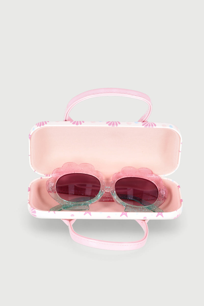 Pre-Girls Shell Glitter Sunnies Gift Set - Mint