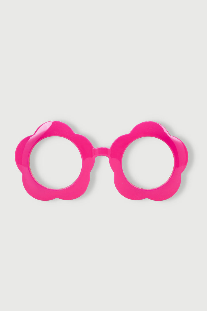 Girls Floral Frame Sunnies - Bright Pink