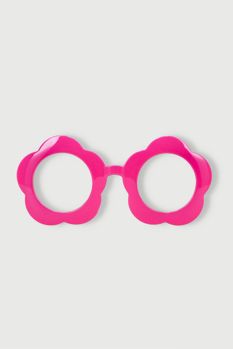 Girls Floral Frame Sunnies - Bright Pink