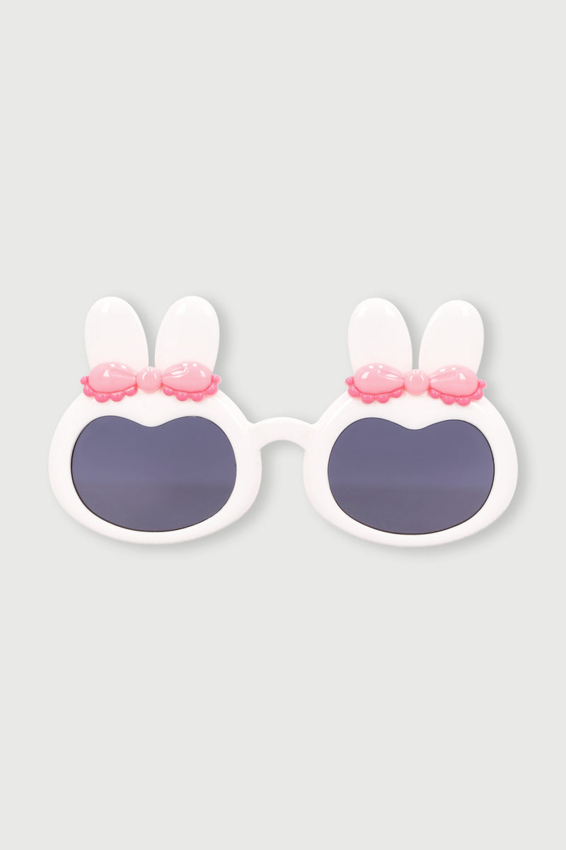 Pre-Girls Bunnies Novelty Sunnies - White