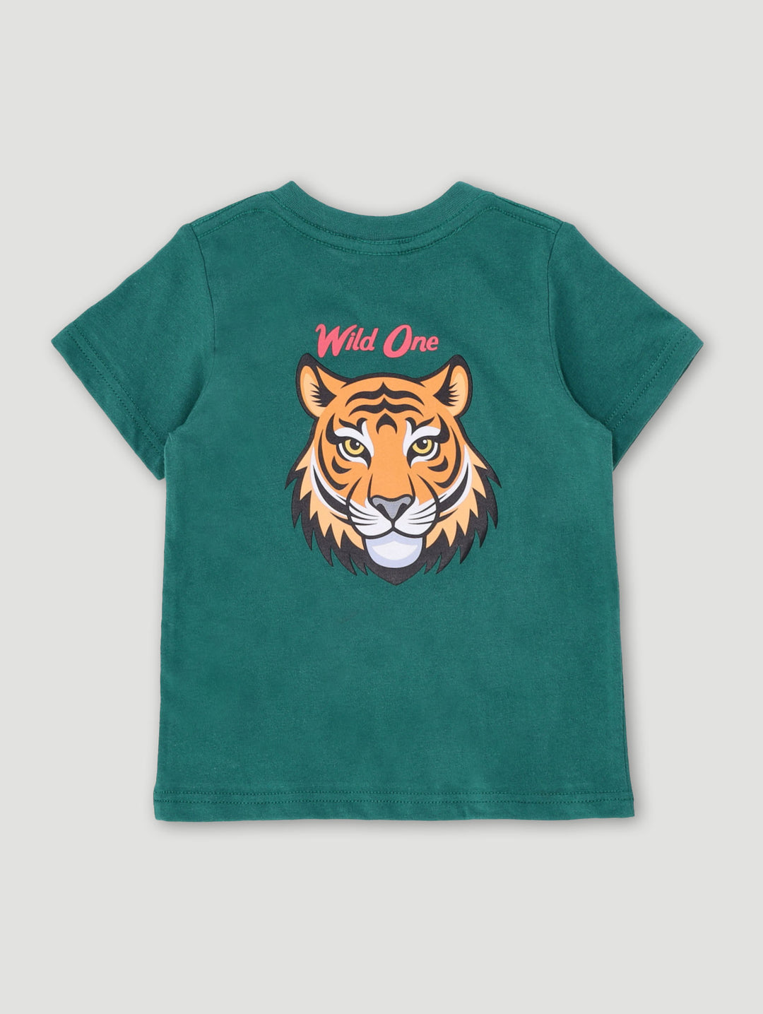 Baby Boys Wild One Tiger Tee - Green