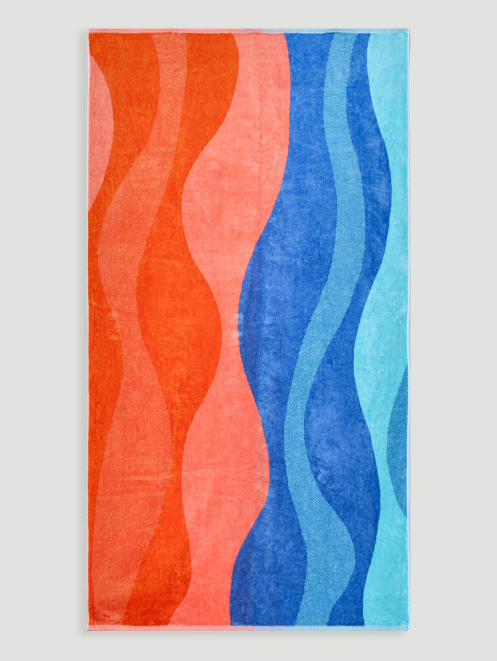 Beach Towel Wavy - Multi