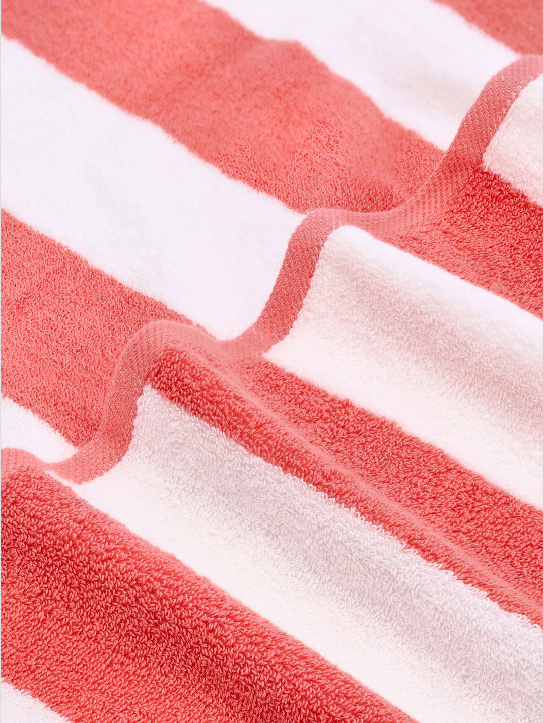 Beach Towel Christy Stripe - Coral