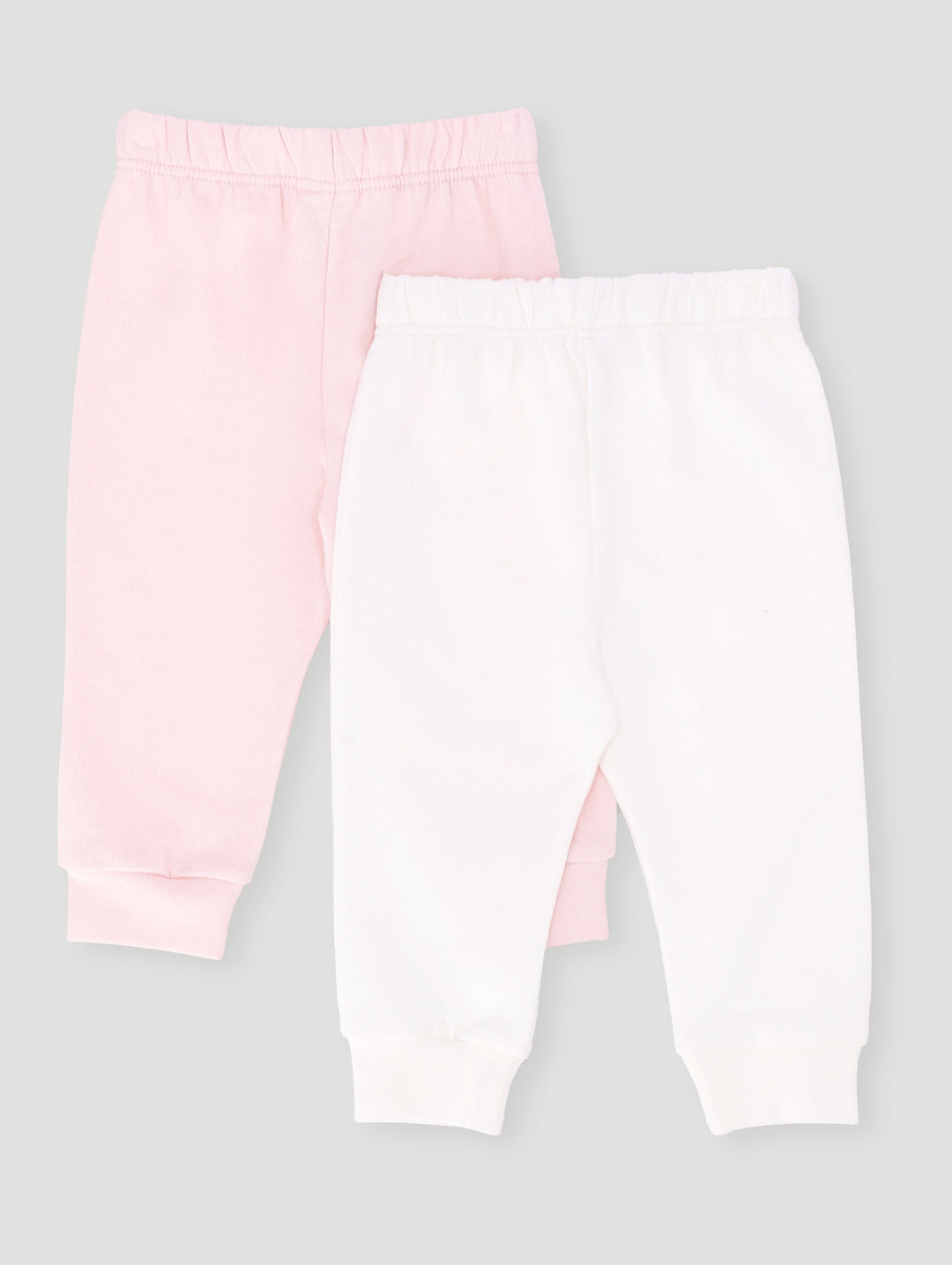 Baby Girls 2 Pack Unicorn Jogger - Cream
