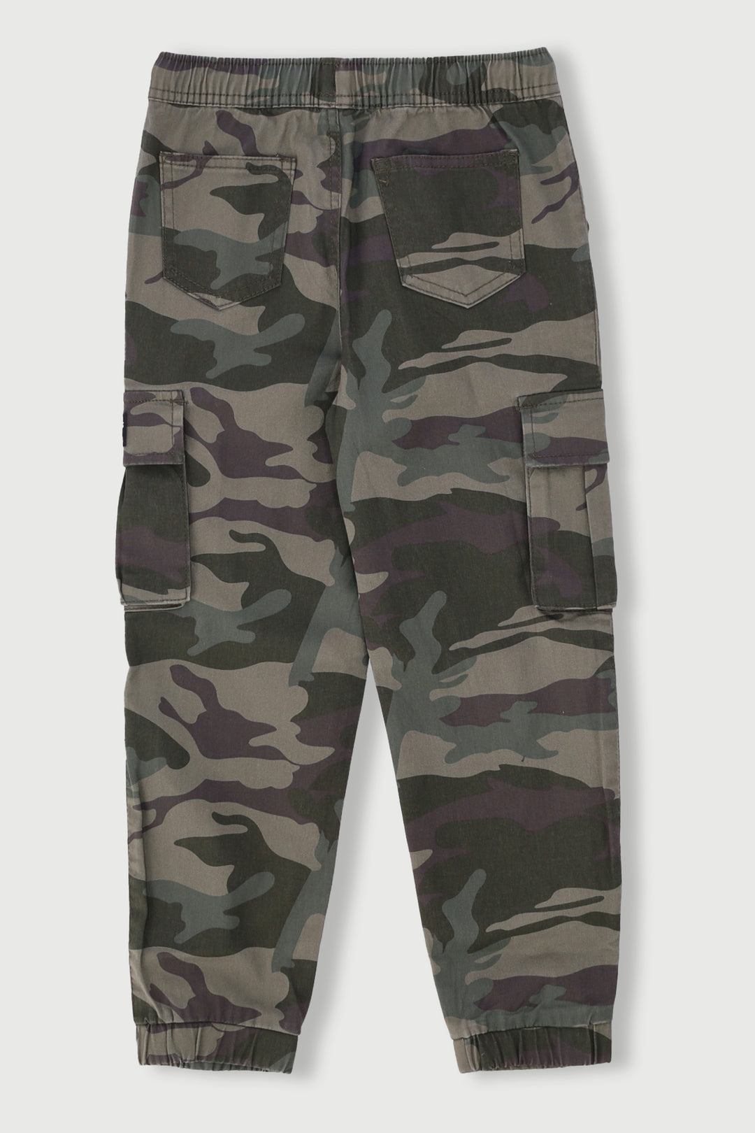 Pre-Boys Camo Twill Pants - Green