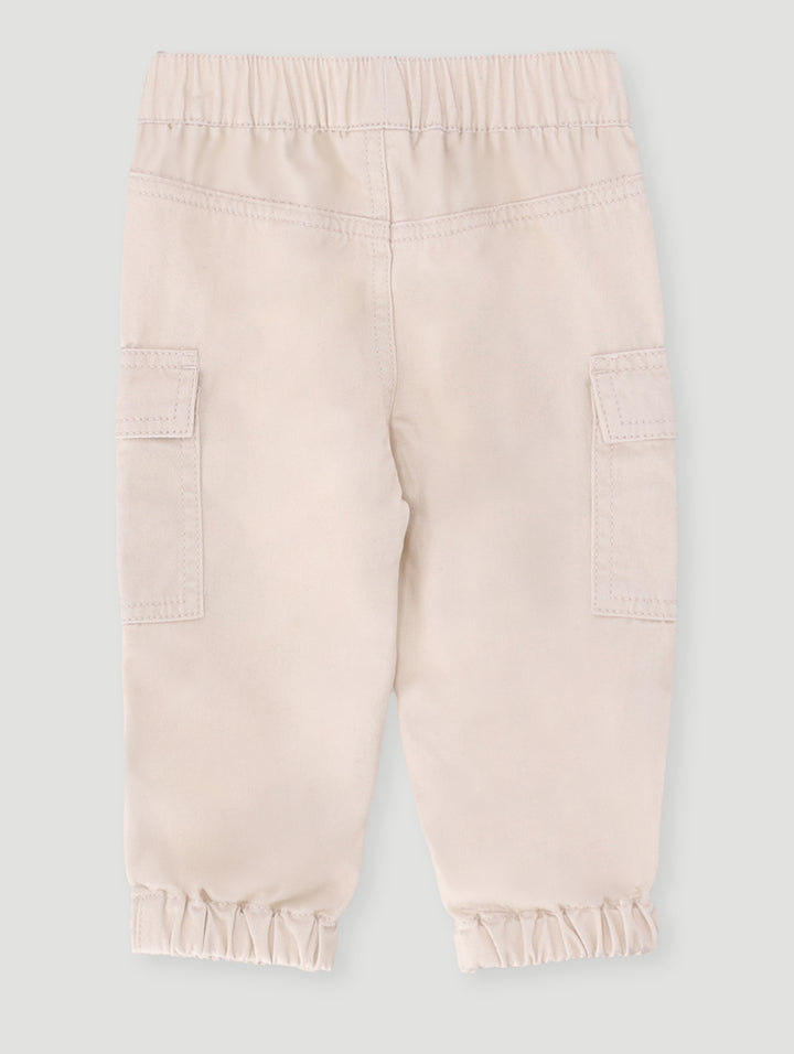 Baby Boys Twill Pants - Stone
