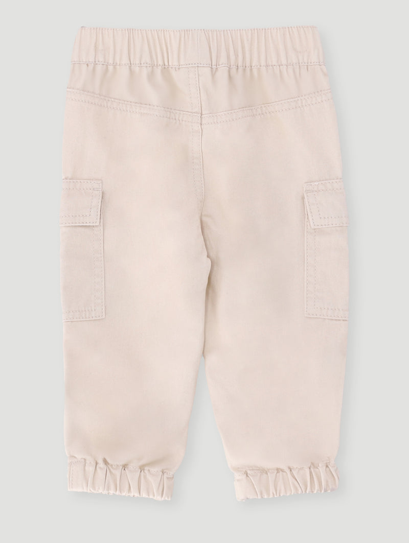 Baby Boys Twill Pants - Stone