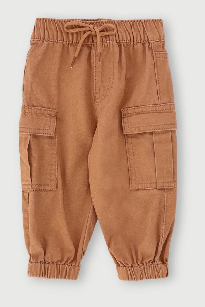 Baby Boys Twill Pants - Tan