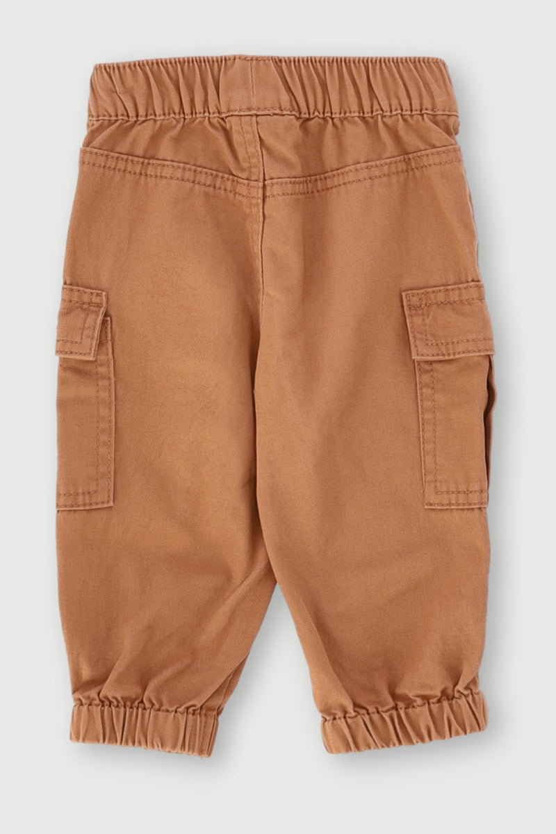 Baby Boys Twill Pants - Tan