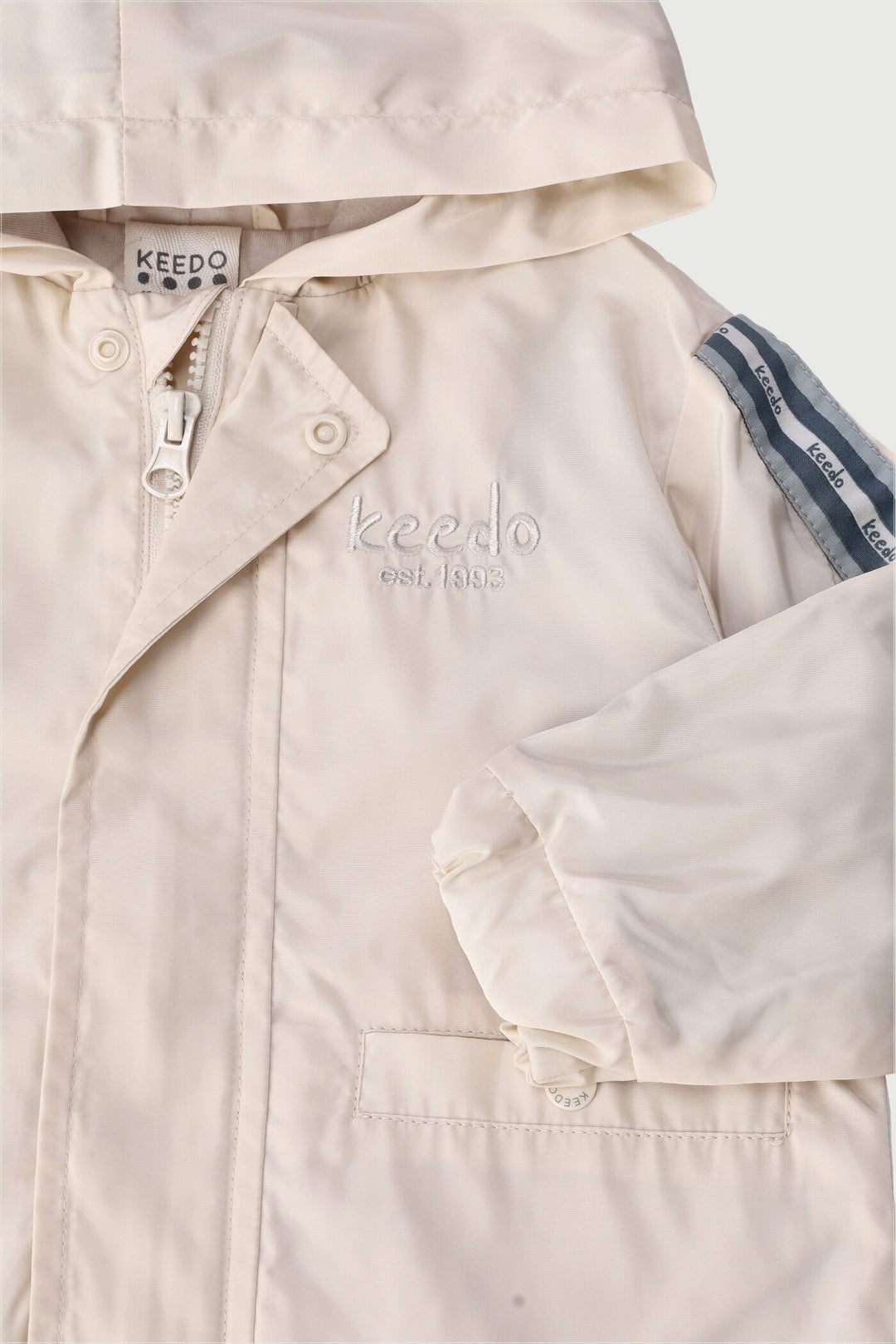 Keedo Baby Boys Windbreaker - Cream