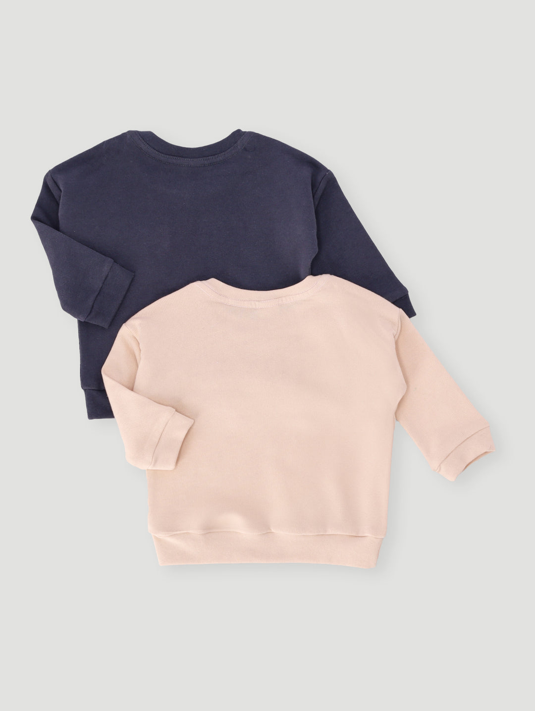 Baby Boys 2 Pack Utility Bear Top - Cream/Grey