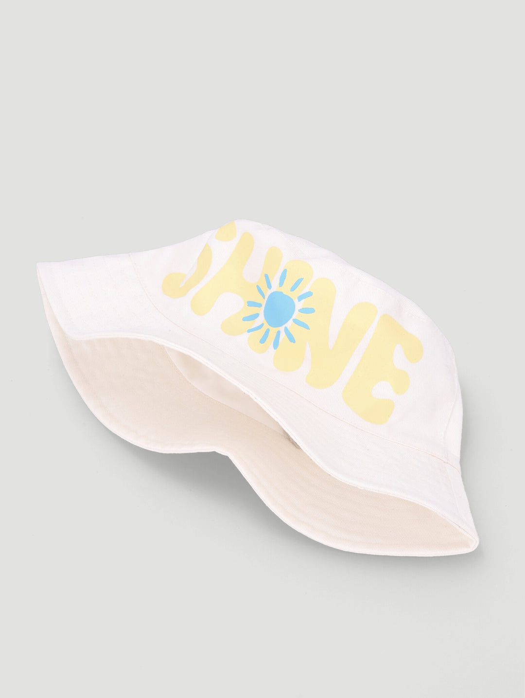 Pre-Boys Shine Bucket Hat - Beige/Cream