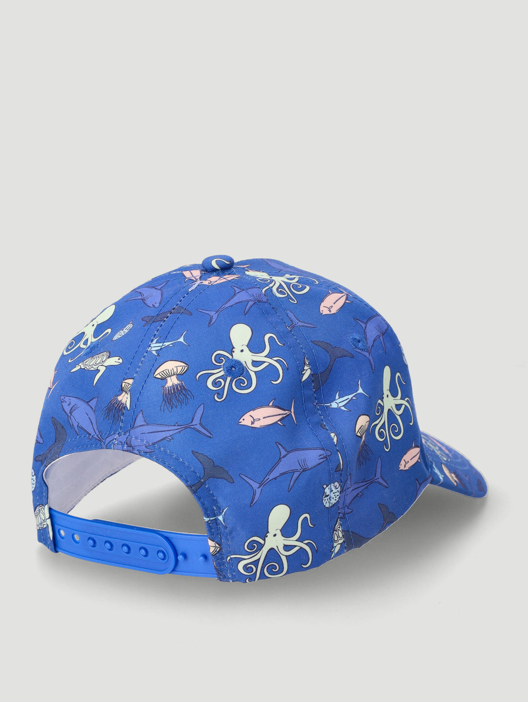 Pre-Boys Sea Creatures Cap - Blue