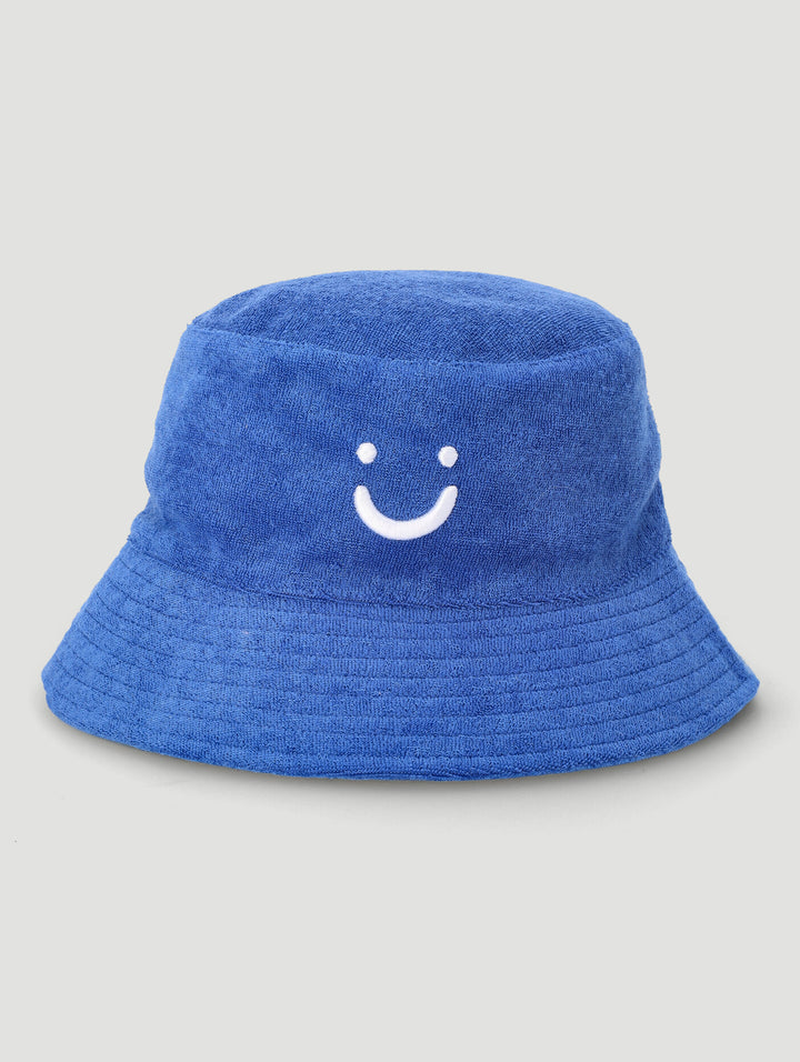 Pre-Boys Terry Cloth Bucket Hat - Blue