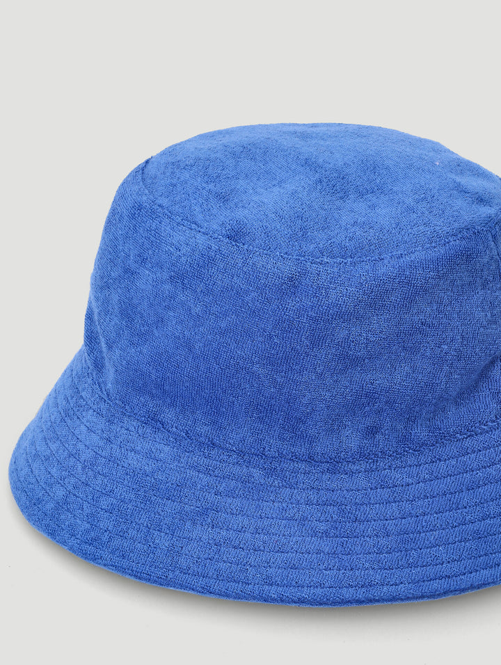 Pre-Boys Terry Cloth Bucket Hat - Blue