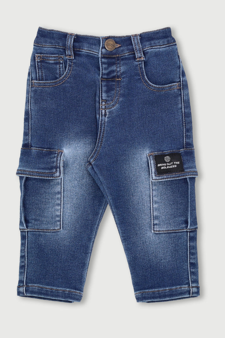 Baby Boys Knit Denim - Midnight Blue
