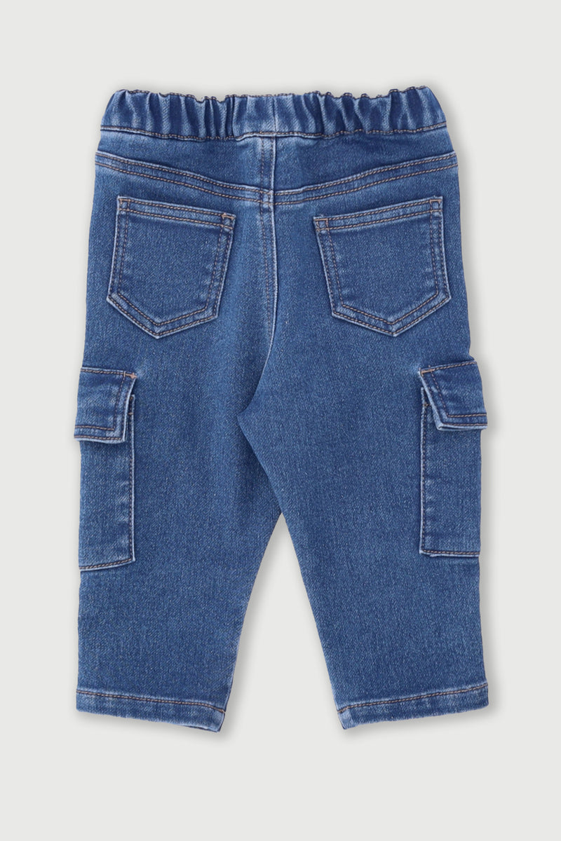 Baby Boys Knit Denim - Midnight Blue