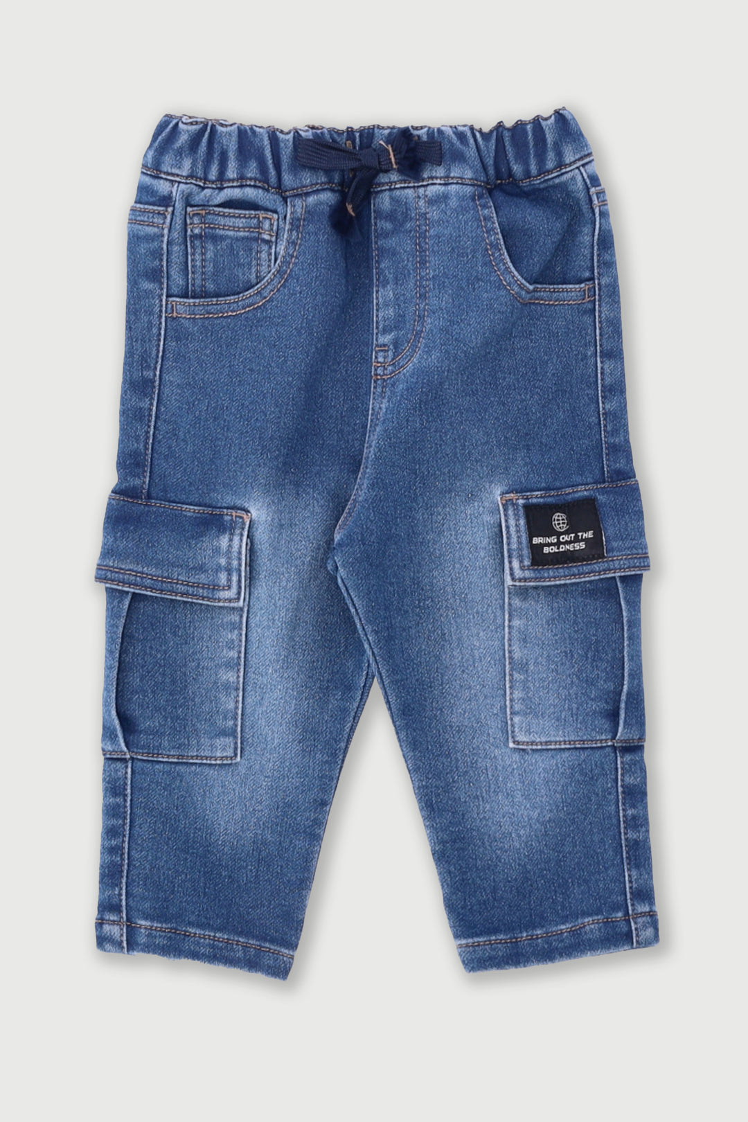 Baby Boys Knit Denim - Midnight Blue