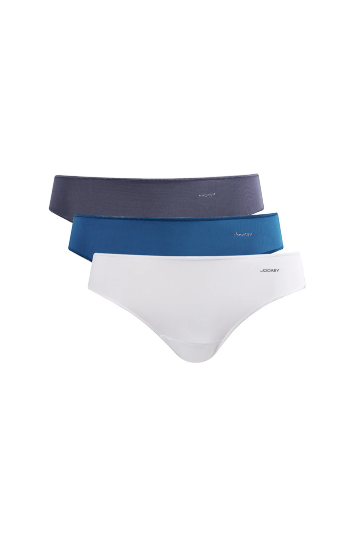 3 Pack Bikini Plain Panties - Multi