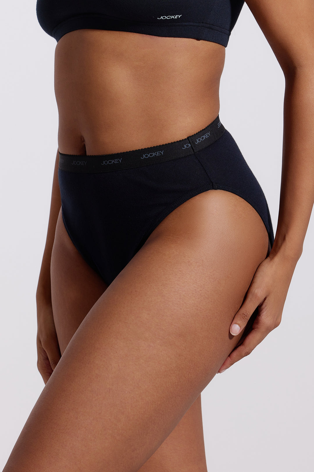5 Pack Cotton Hi-Cut Classic Panties - Multi