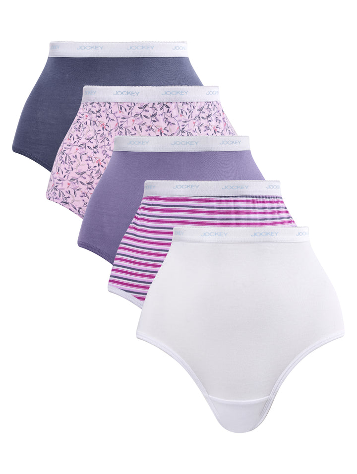 5 Pack Cotton Stripe Brief - Multi