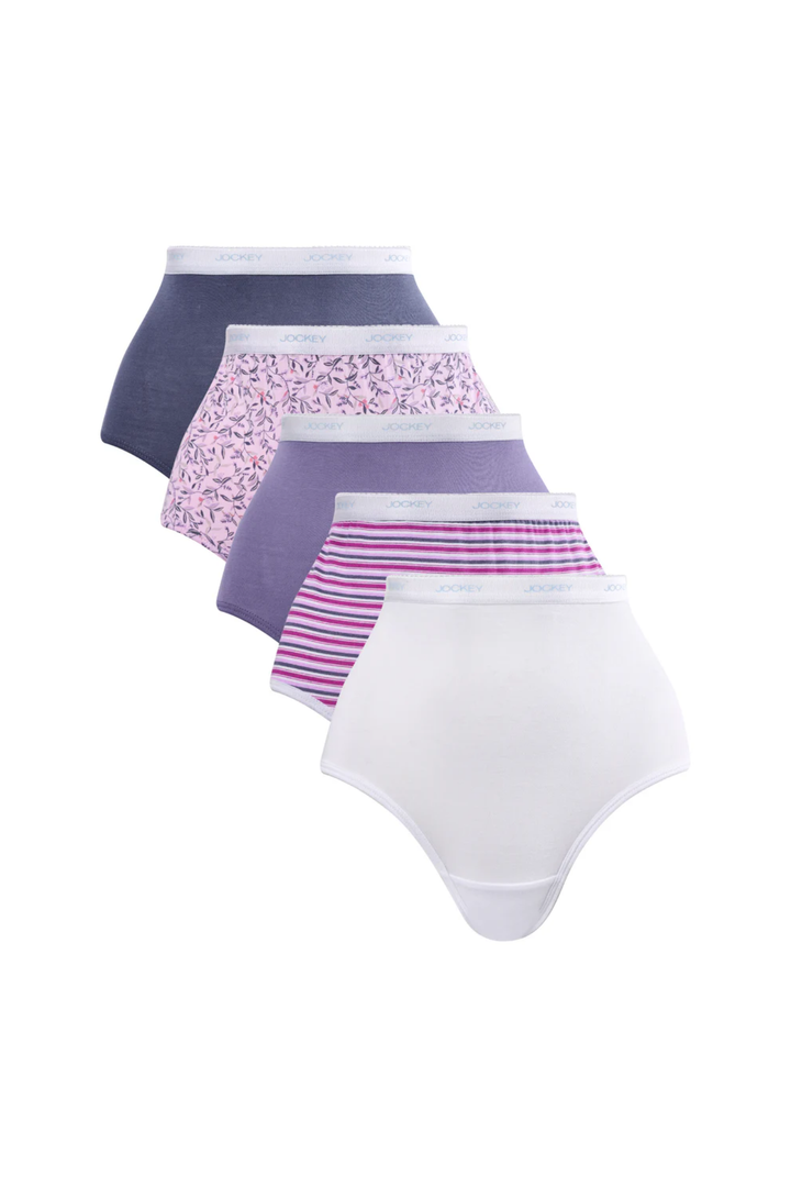 5 Pack Cotton Stripe Brief - Multi