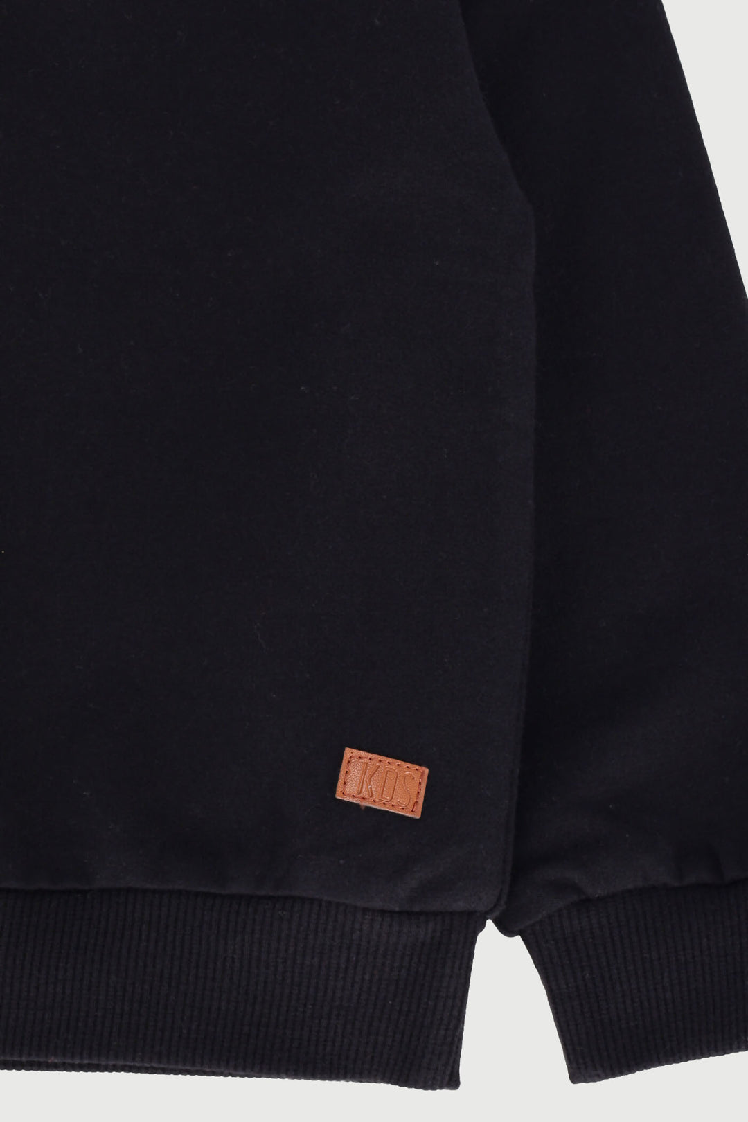 Pre-Boys Fleece Crew - Black